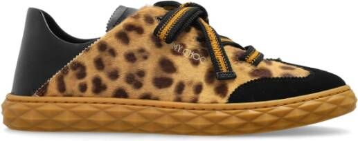 Jimmy Choo Diamantsneakers Brown Dames