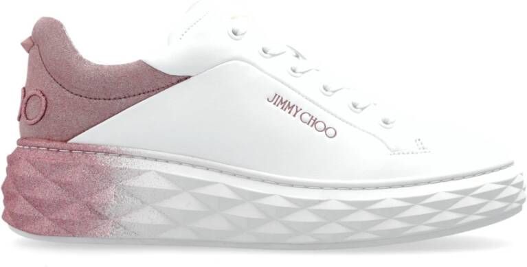 Jimmy Choo Diamantsneakers White Dames