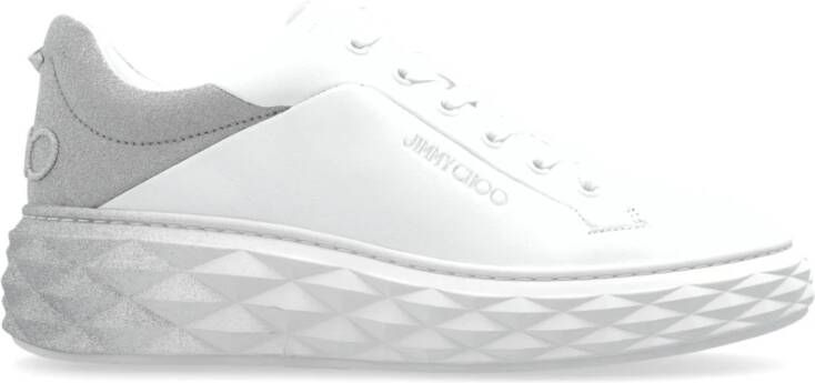 Jimmy Choo Diamantsneakers White Dames