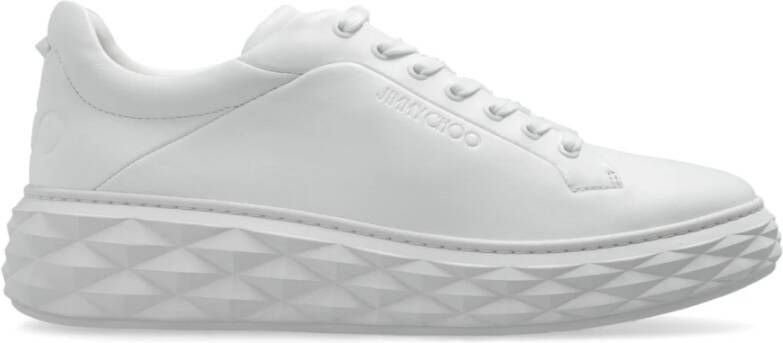 Jimmy Choo Diamantsneakers White Heren