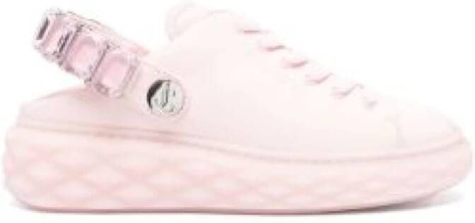 Jimmy Choo Diamond Maxi Sneakers Pink Dames