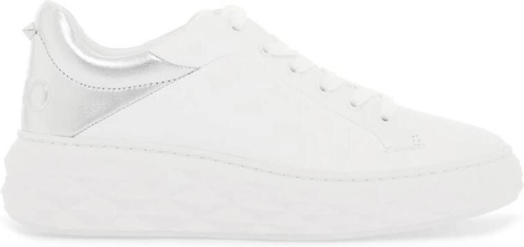 Jimmy Choo Diamond Maxi F II Sneakers White Dames