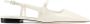 Jimmy Choo Ecru Leren Gesp Platte Schoenen Beige Dames - Thumbnail 1