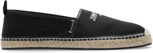 Jimmy Choo Egon espadrilles met logo Black Heren