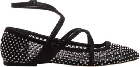 Jimmy Choo Elegant Astoria Ballet Flats Black Dames