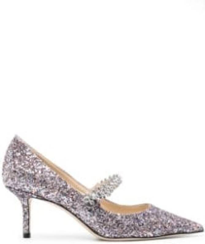 Jimmy Choo Pumps met glitter en kristallen band Multicolor Dames