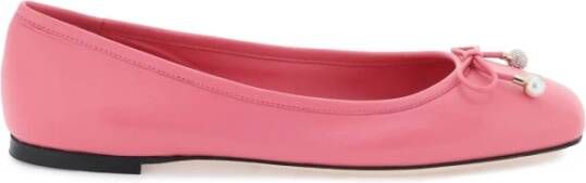 Jimmy Choo Elegante Ballerina Flats Pink Dames