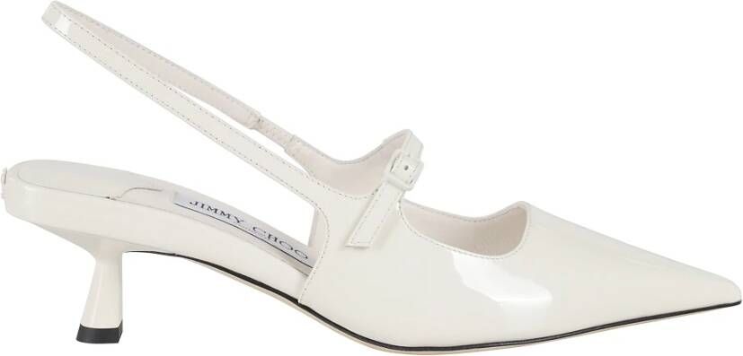 Jimmy Choo Elegante Hoge Hak Sandalen White Dames