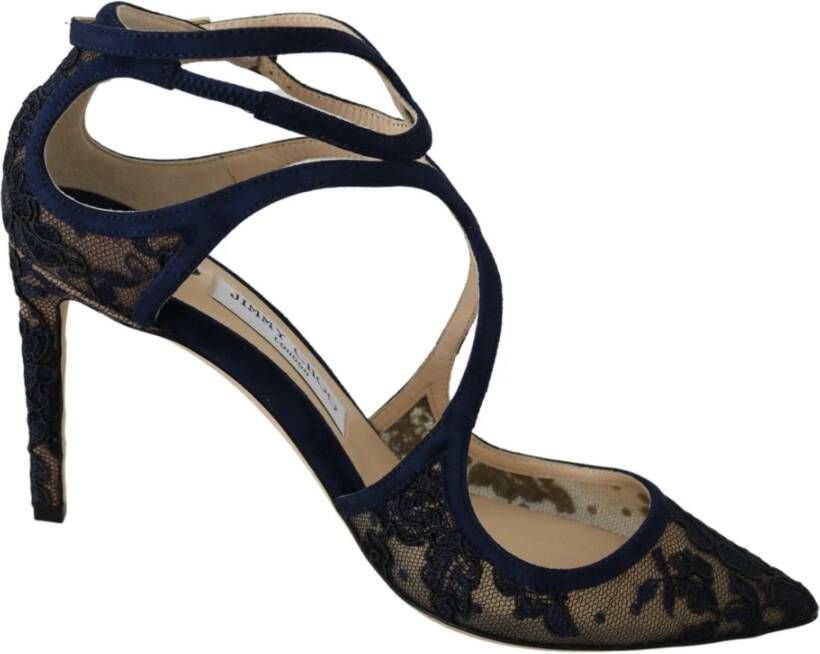 Jimmy Choo Elegante Hoge Hakken voor Vrouwen Blue Dames