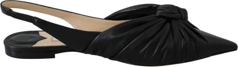 Jimmy Choo Elegante Leren Flats Annabell Model Black Dames