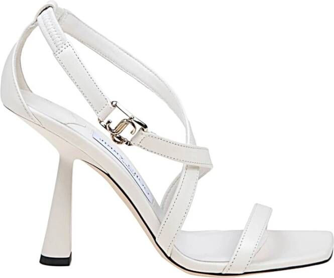 Jimmy Choo Elegante Sandalen voor Vrouwen White Dames