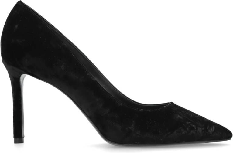 Jimmy Choo Fluwelen stiletto's 'Romy' Black Dames