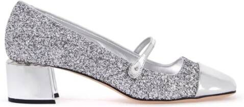 Jimmy Choo Glitter Mary Jane pumps Gray Dames