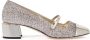 Jimmy Choo Glitter Mary Jane Style Pumps Gray Dames - Thumbnail 1