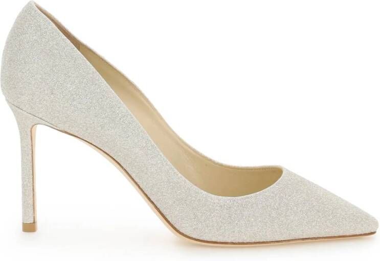 Jimmy Choo Glitter Pumps Beige Dames