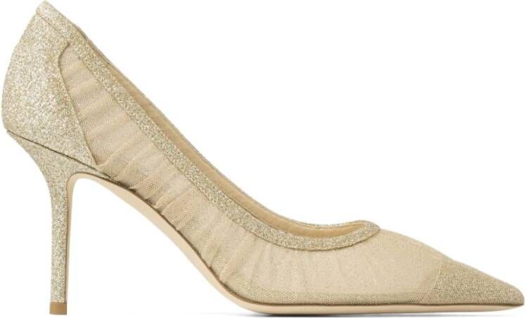 Jimmy Choo Gouden Salon Textiel T8 Beige Dames