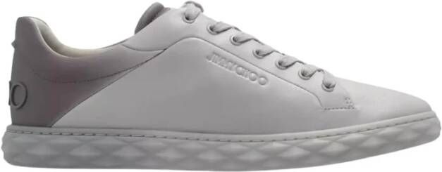 Jimmy Choo Grijze Ombre Leren Sneakers Diamond Gray Heren