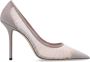 Jimmy Choo Hoge hakken 'Love' Pink Dames - Thumbnail 1