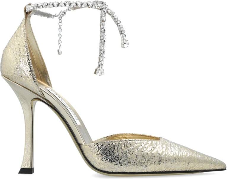 Jimmy Choo Hoge hakken 'Stevie' Yellow Dames