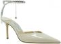 Jimmy Choo Ivoor Patent Leren Slingback Pumps Beige Dames - Thumbnail 1