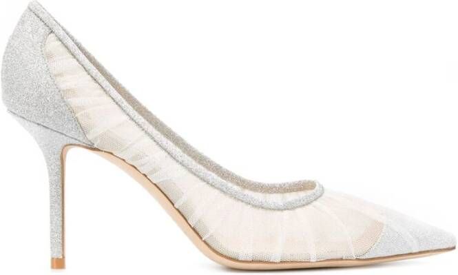 Jimmy Choo Ivory White Love Pointed-Toe Pumps White Dames