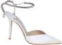 Jimmy Choo Kristal Enkelband Ivoor Pumps Beige Dames - Thumbnail 1