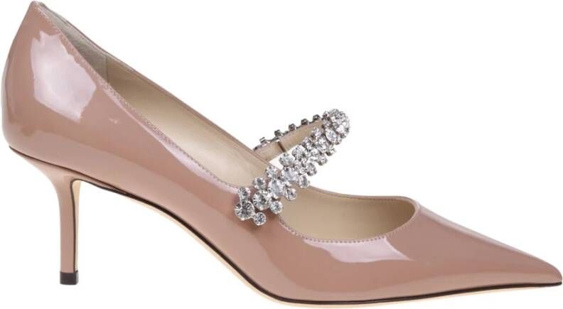 Jimmy Choo Kristal puntige neuspompen Pink Dames