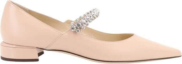 Jimmy Choo Kristalband Lakleren Pumps Pink Dames