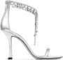 Jimmy Choo Kristalversierde Stiletto Hak Schoenen Gray Dames - Thumbnail 1