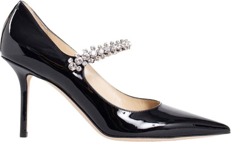 Jimmy Choo Kristalversierde Stilettohakken Black Dames