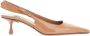 Jimmy Choo Lakleren Slingback Decollete Hakken Beige Dames - Thumbnail 1