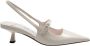 Jimmy Choo Witte Leren Lage Hak Décolleté White Dames - Thumbnail 1