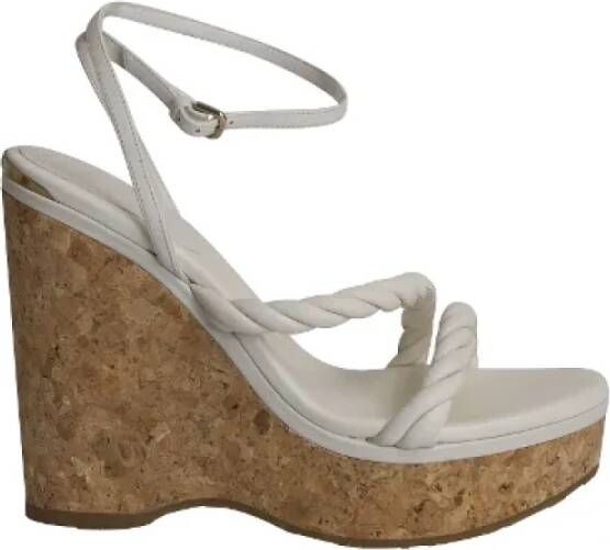 Jimmy Choo Leather heels White Dames