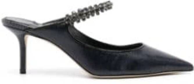 Jimmy Choo Leren Muiltjes Bing Stijl Black Heren