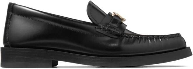 Jimmy Choo Loafers & ballerina schoenen Addie Loafer in zwart