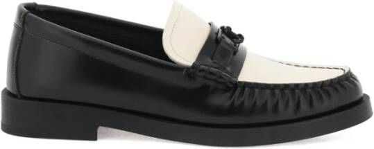 Jimmy Choo Addie leren loafers Black Dames