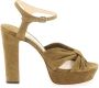 Jimmy Choo Elegante Heloise Sandalen met Dikke Hak Green Dames - Thumbnail 1