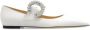 Jimmy Choo Melva ballerinas van leer White Dames - Thumbnail 1