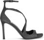 Jimmy Choo Metallic Sandalen voor Vrouwen Gray Dames - Thumbnail 1