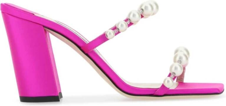 Jimmy Choo Muilezels met hakken Roze Dames