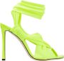 Jimmy Choo Neoma Groene Neon Stiletto Sandalen Green Dames - Thumbnail 1