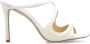 Jimmy Choo Parel Versierde Anise Hakken Muiltjes White Dames - Thumbnail 2