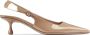 Jimmy Choo Patent Leren Slingback Drop Hiel Beige Dames - Thumbnail 1