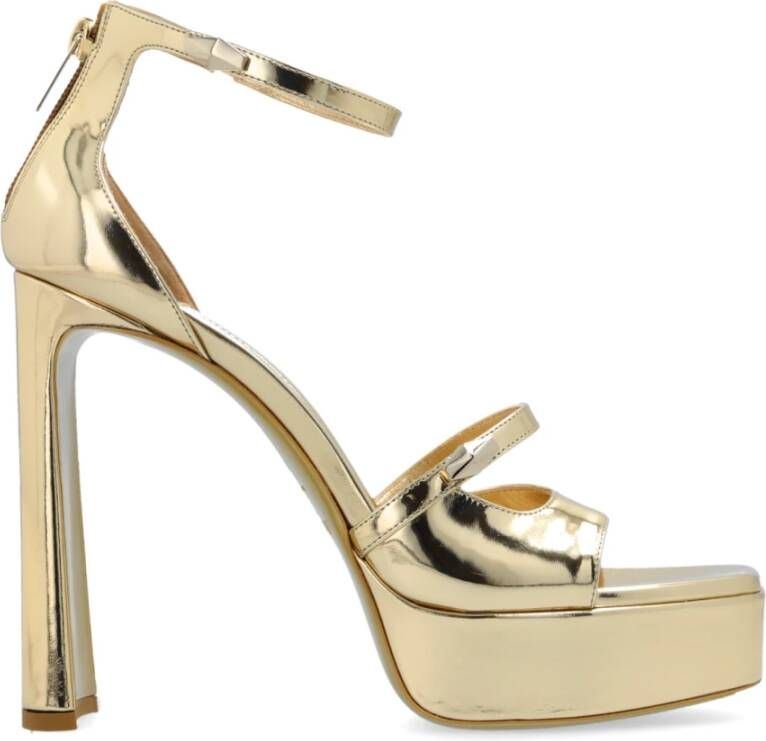 Jimmy Choo Plateau sandalen Claressa Yellow Dames