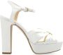 Jimmy Choo Plateau Sandalen 'Heloise' White Dames - Thumbnail 1