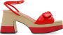 Jimmy Choo Plateau Sandalen Ricia Red Dames - Thumbnail 1