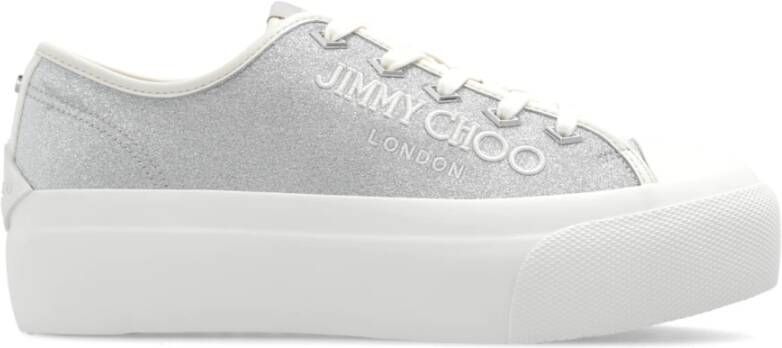 Jimmy Choo Platform sneakers 'Palma Maxi' Gray Dames