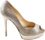 Jimmy Choo Pre-owned Canvas heels Yellow Dames - Thumbnail 1