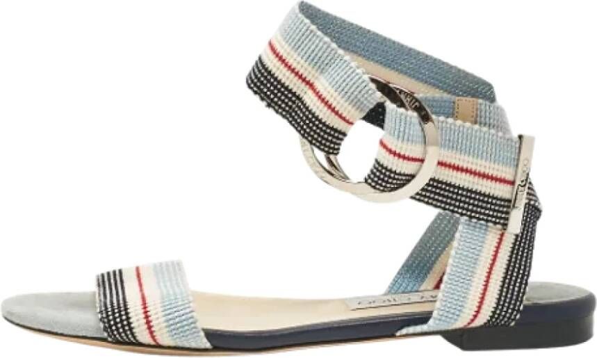 Jimmy Choo Pre-owned Canvas sandals Multicolor Dames