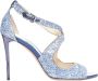 Jimmy Choo Pre-owned Cotton sandals Blue Dames - Thumbnail 1